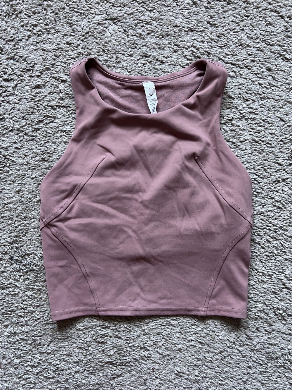 $68 Lululemon Twilight Rose Wunder Train Racerback Tank Top size 4
